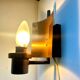 Scandinavian Art Deco Wall Sconce light in Metal/Copper Vintage