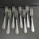 8 forks and 6 large Argental salad or dessert spoons