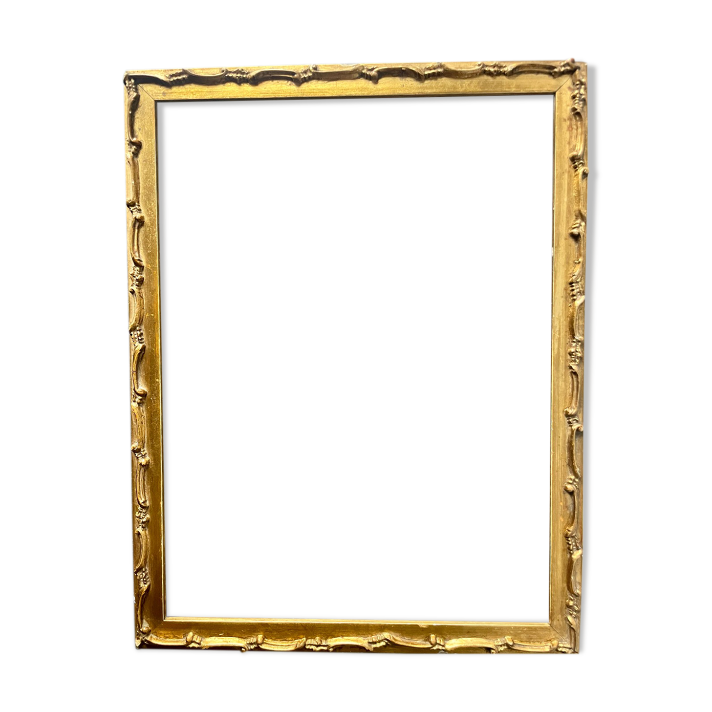 Antique art nouveau frame gilded wood measurements 25.5 cm x 19.5 cm