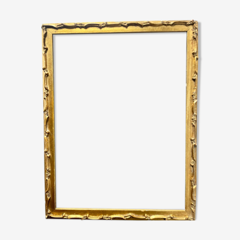 Antique art nouveau frame gilded wood measurements 25.5 cm x 19.5 cm