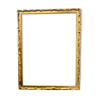 Antique art nouveau frame gilded wood measurements 25.5 cm x 19.5 cm
