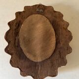 Vintage gilded wooden mirror