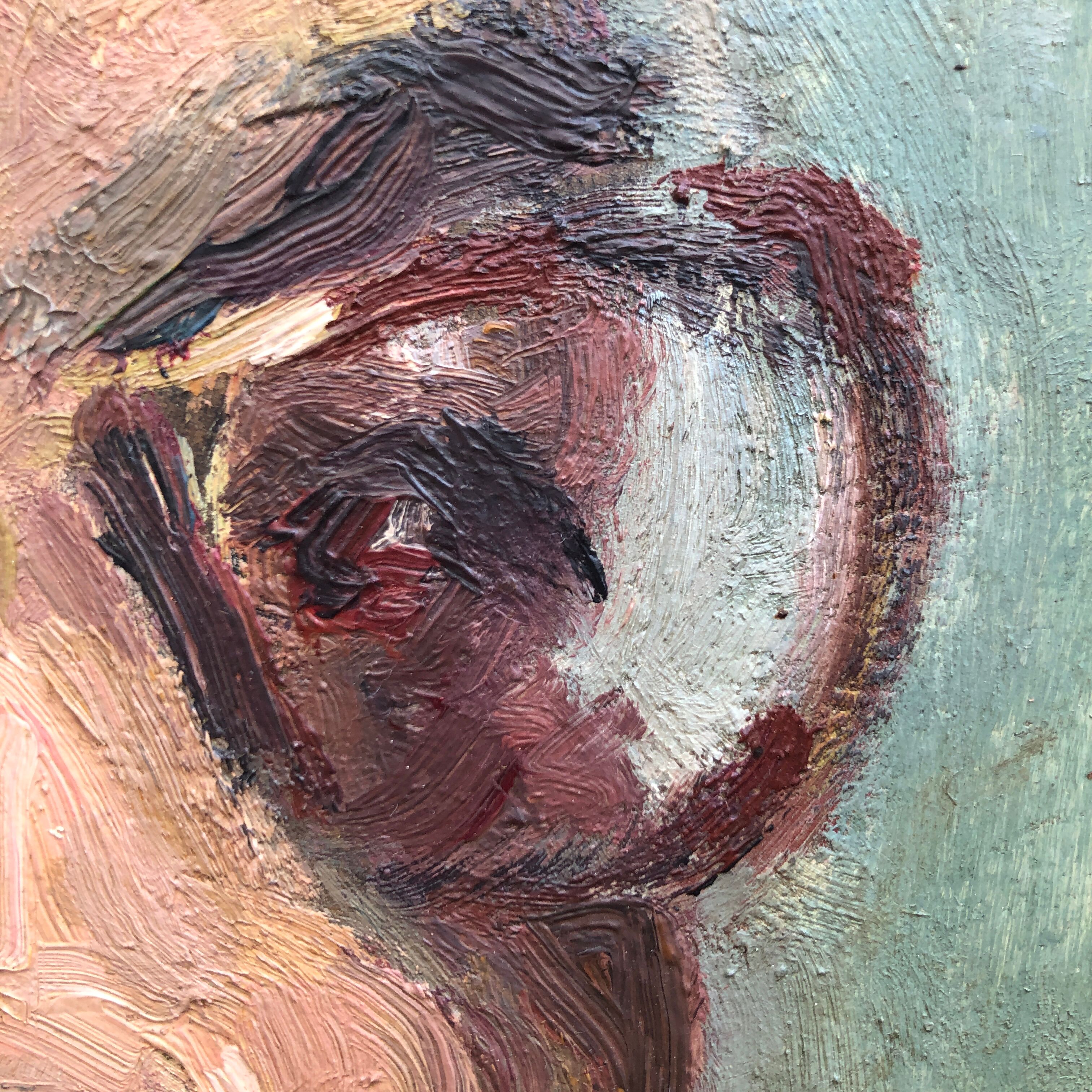 Painting "The Man with Glasses"