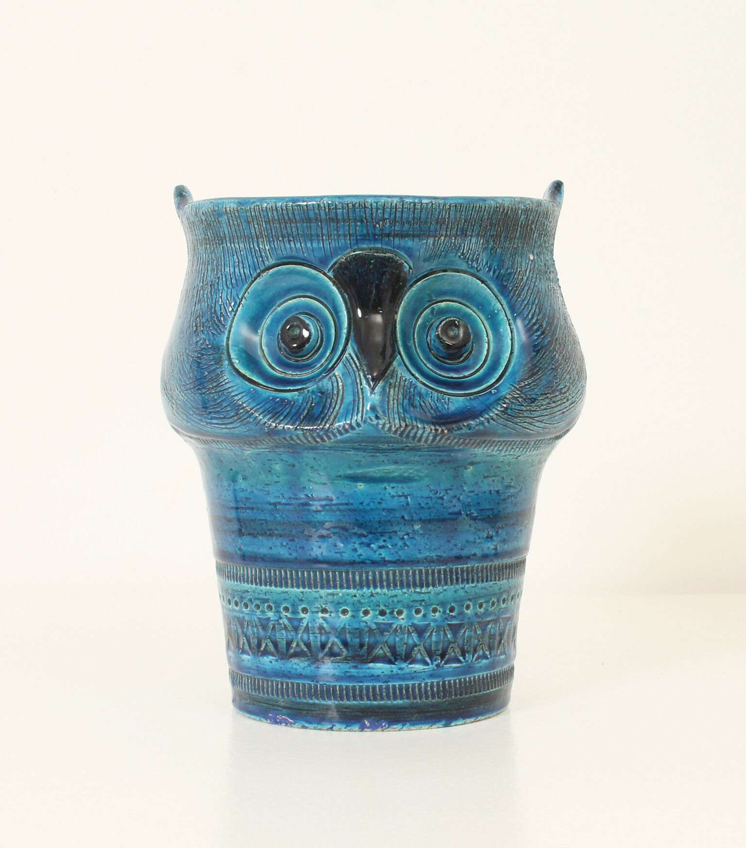 Ceramic owl by Aldo Londi for Bitossi, Italy, 1960s