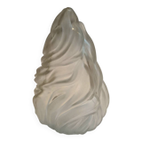 Frosted glass flame lampshade