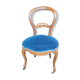 Chaise Louis Philippe tapissée