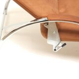 Optima adjustable relax armchair by Ingmar Relling in cognac leather