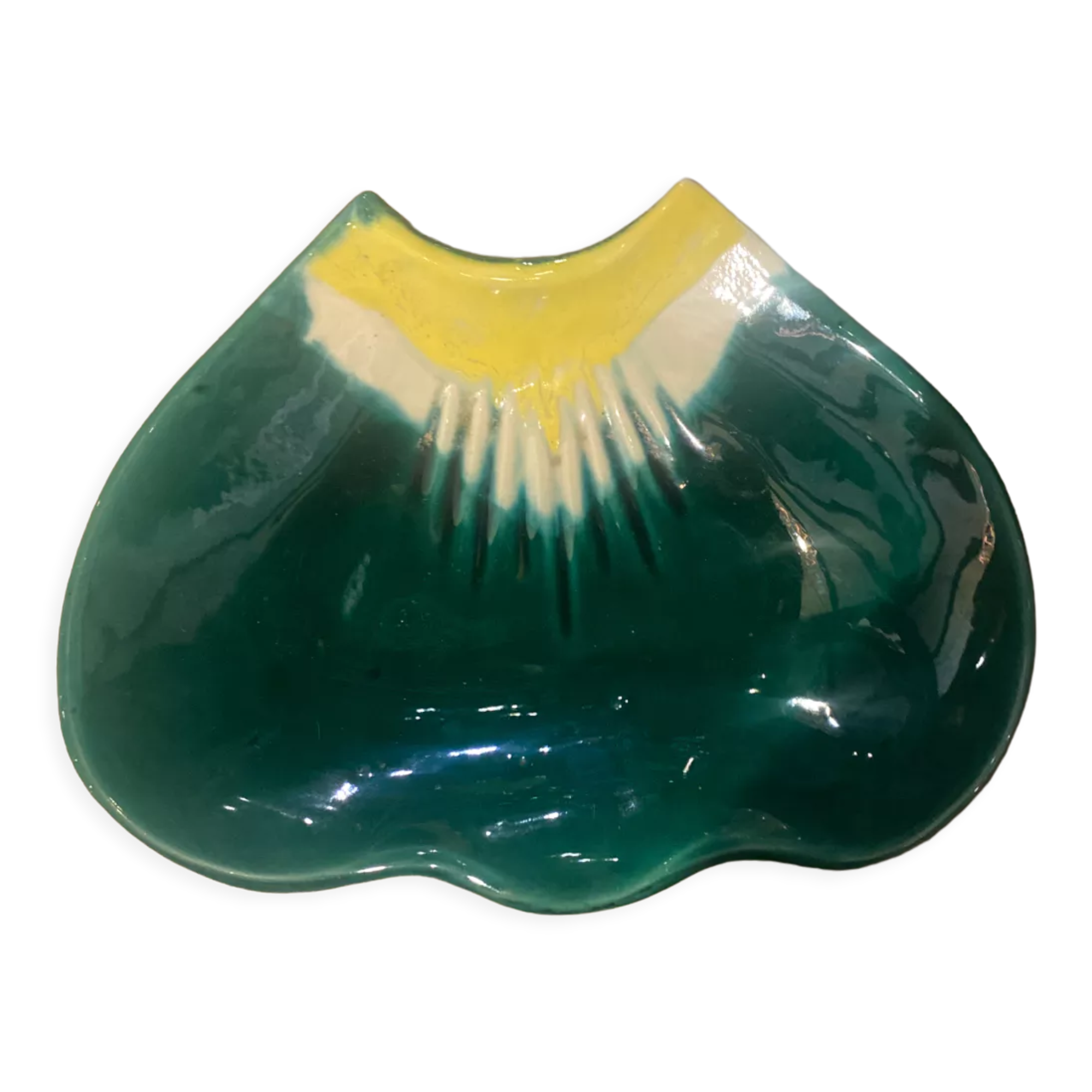 Pop-up Christmas 2022 empty pocket earthenware green vintage