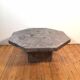 marble octagonal coffee table
