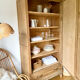 Parisian art deco cabinet 1930 in raw wood