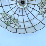 Mother-of-pearl and brass suspension