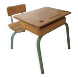 Vintage school desk and chair