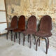 4 chaises industrielles vintage