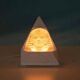 Egyptian stone table lamp, vintage 70s/80s mood lamp.