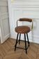 Leather armchair / bar stool
