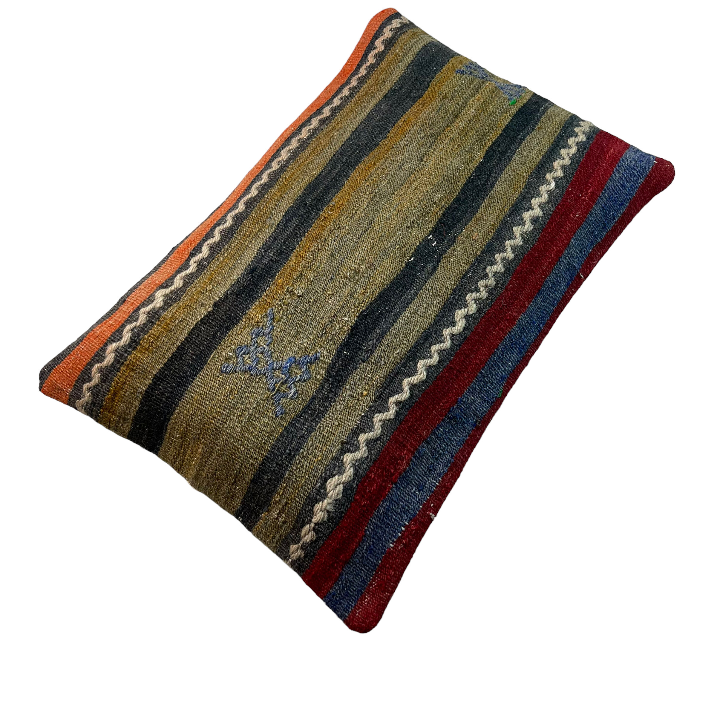 Vintage turkish handmade cushion cover , 30 x 50 cm