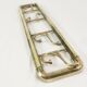 Art Deco brass wall hanger, Austria, 1940s.