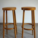 Pair of Baumann high stools 50/60s