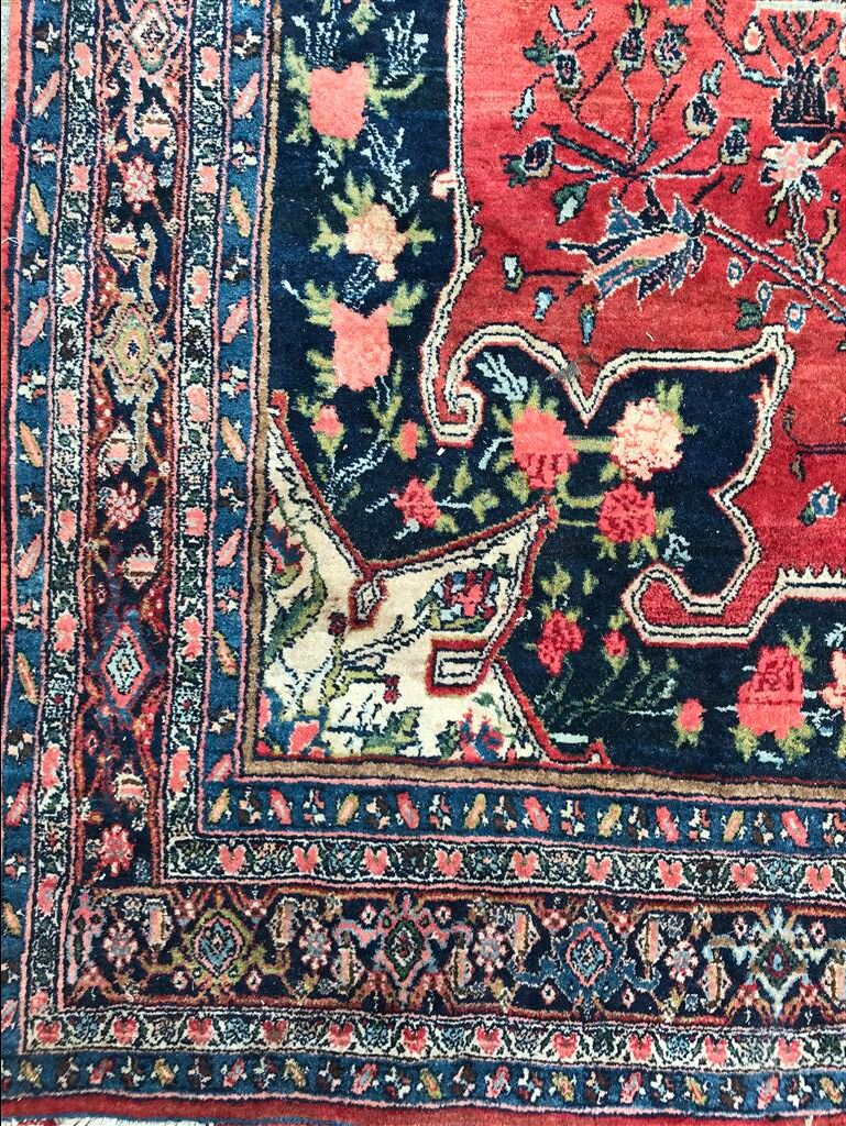 Old Persian Bidjar rug hand made wool 183 X 268 cm