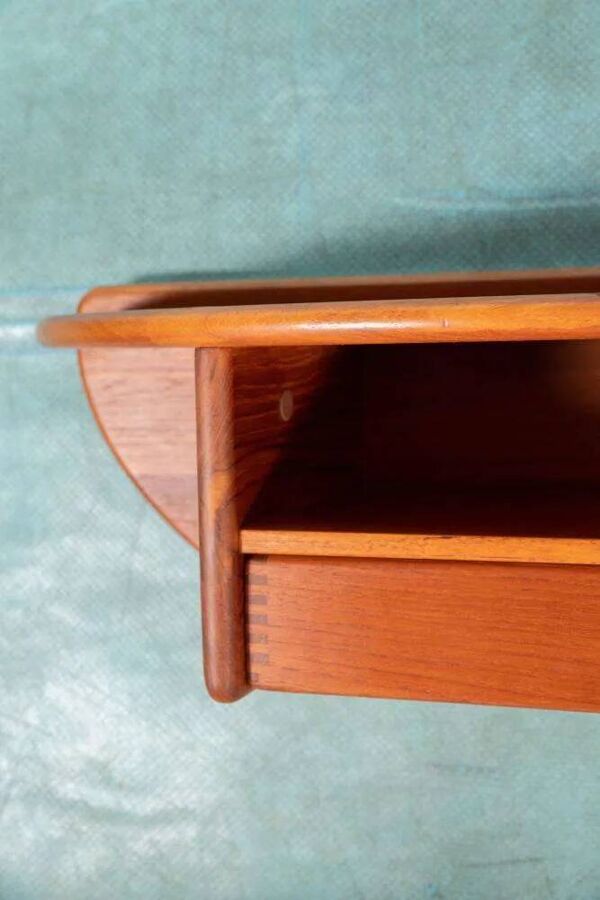 Console murale design danois en teck, Kai Kristiansen