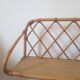 Rattan wall shelf