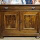 Low buffet with a curved front from the Louis Philippe period in walnut.
