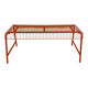 IKEA bench model Vasteron in orange lacquered metal