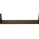 Vintage book shelf wall rack 1970s wood minimalist design