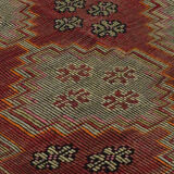 Anatolian handmade kilim rug 255 cm x 195 cm
