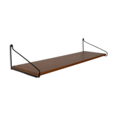 Vintage teak wood wall shelf wall rack