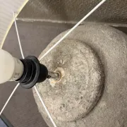 Old jar lamp