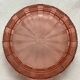 Art Deco pink glass fruit bowl or dish