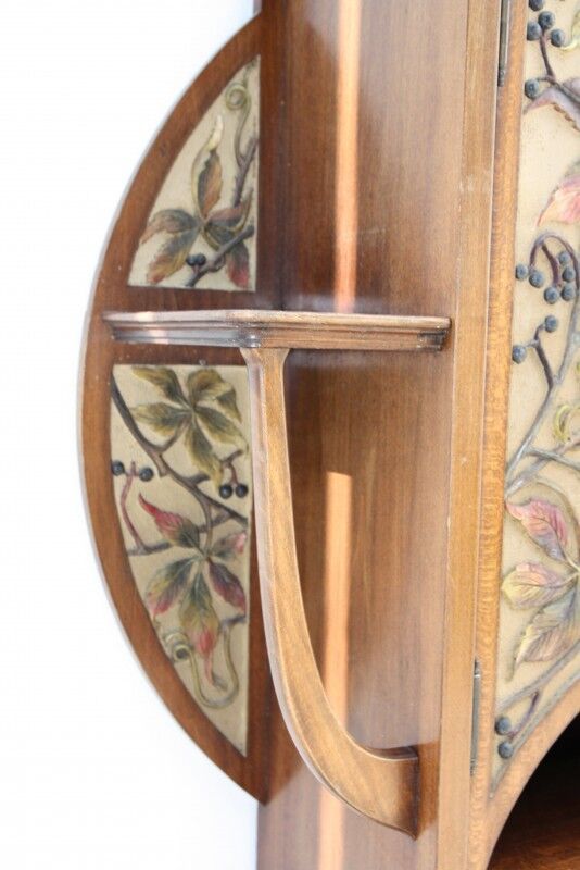 Art nouveau wall cabinet