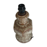 Lamp foot to lay ceramic brown granite