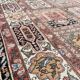 Large vintage Romanian wool carpet in Bakhtiari style