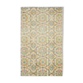 Oriental handmade rustic 1970s beige carpet 161 cm x 267 cm