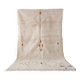 Large Moroccan rug made of natural wool, dimensions 250x150 cm, handmade.