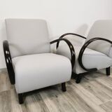 Restored armchairs by Jindrich Halabala