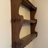 Wooden wall shelf