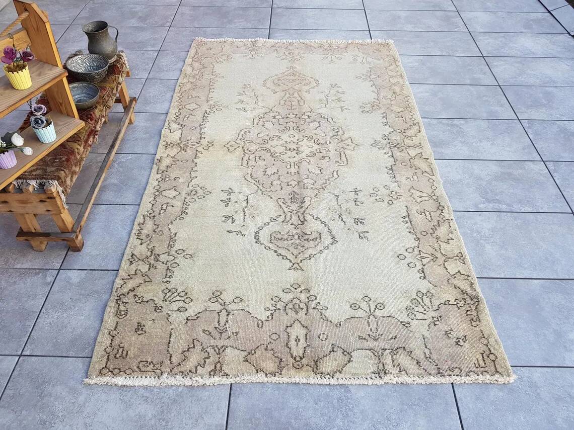 Tapis oushak anatolien beige