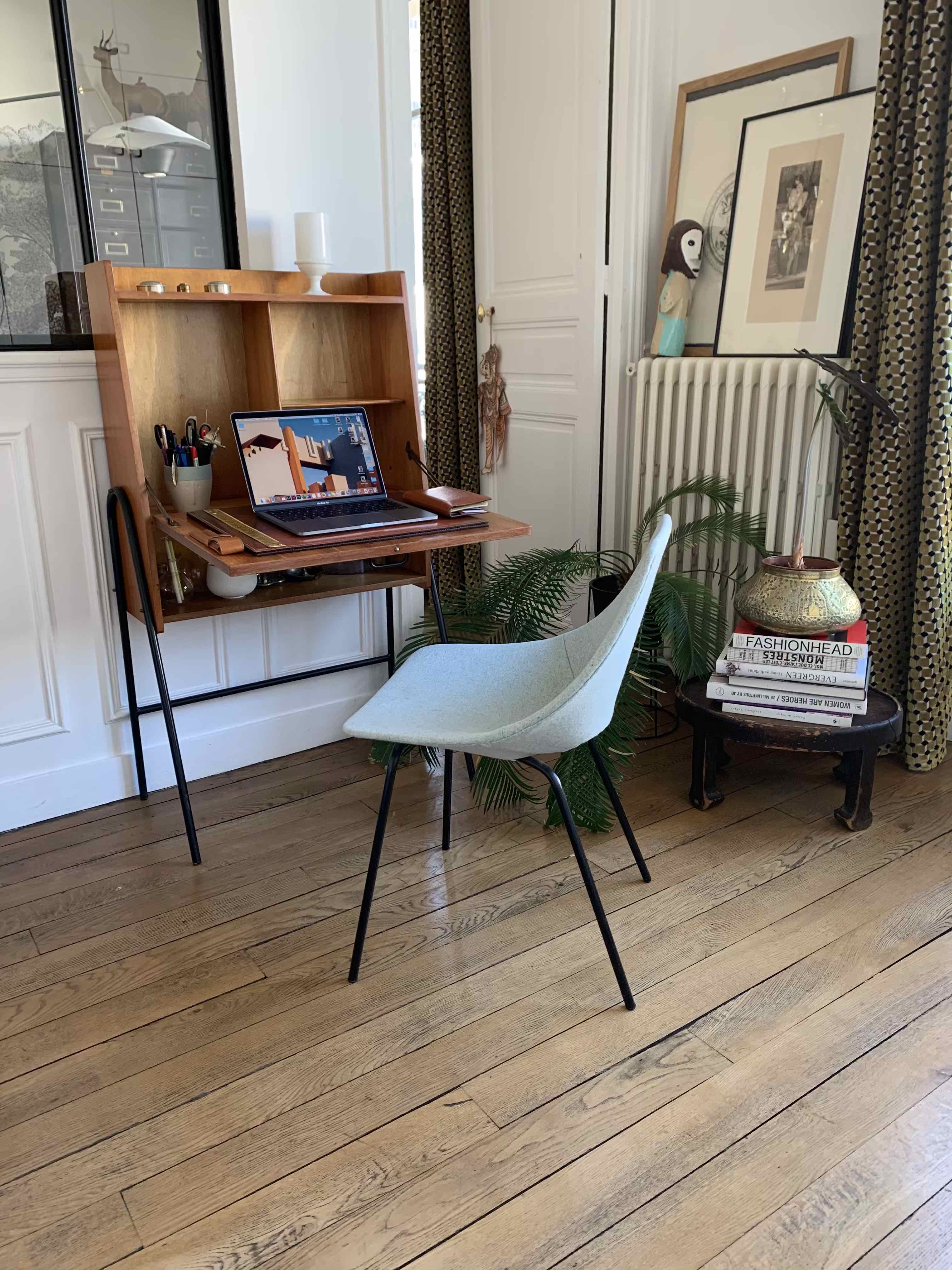 Vintage secretary France circa 1950