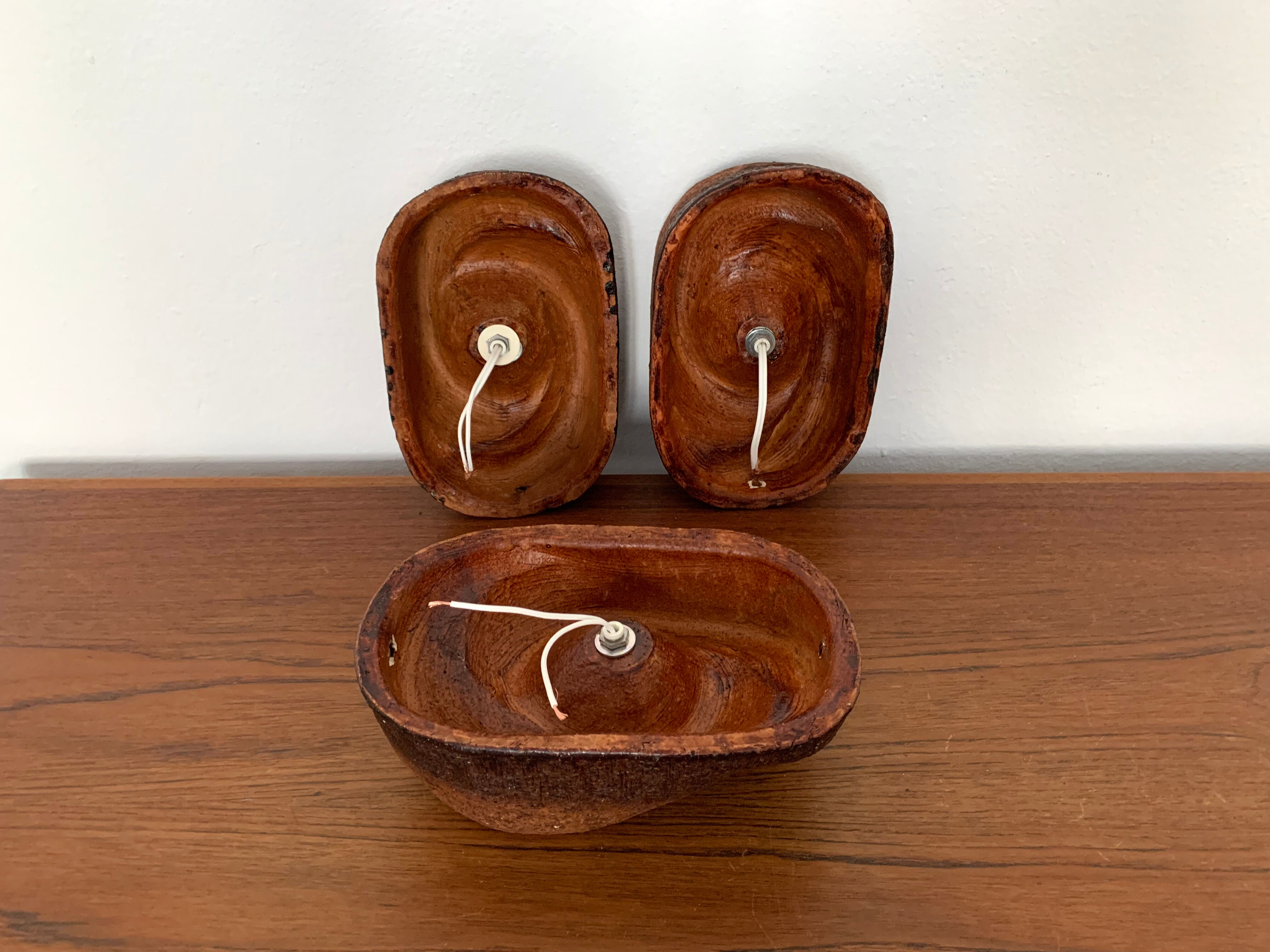 Danish ceramic wall lamp