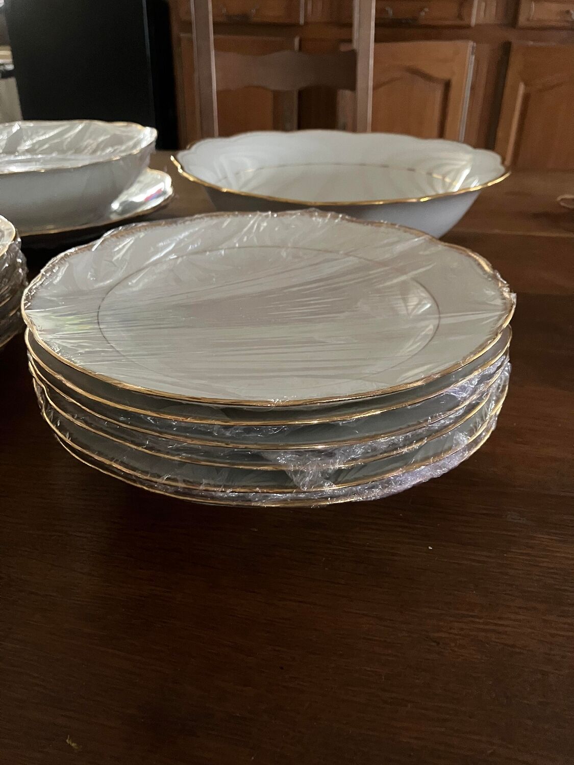Limoges porcelain service lot