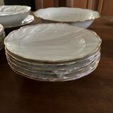 Limoges porcelain service lot