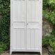 Antique Parisian panelled wardrobe from 1940.