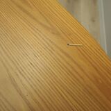 Oak desk, Italian design, 1970s, production: Italy