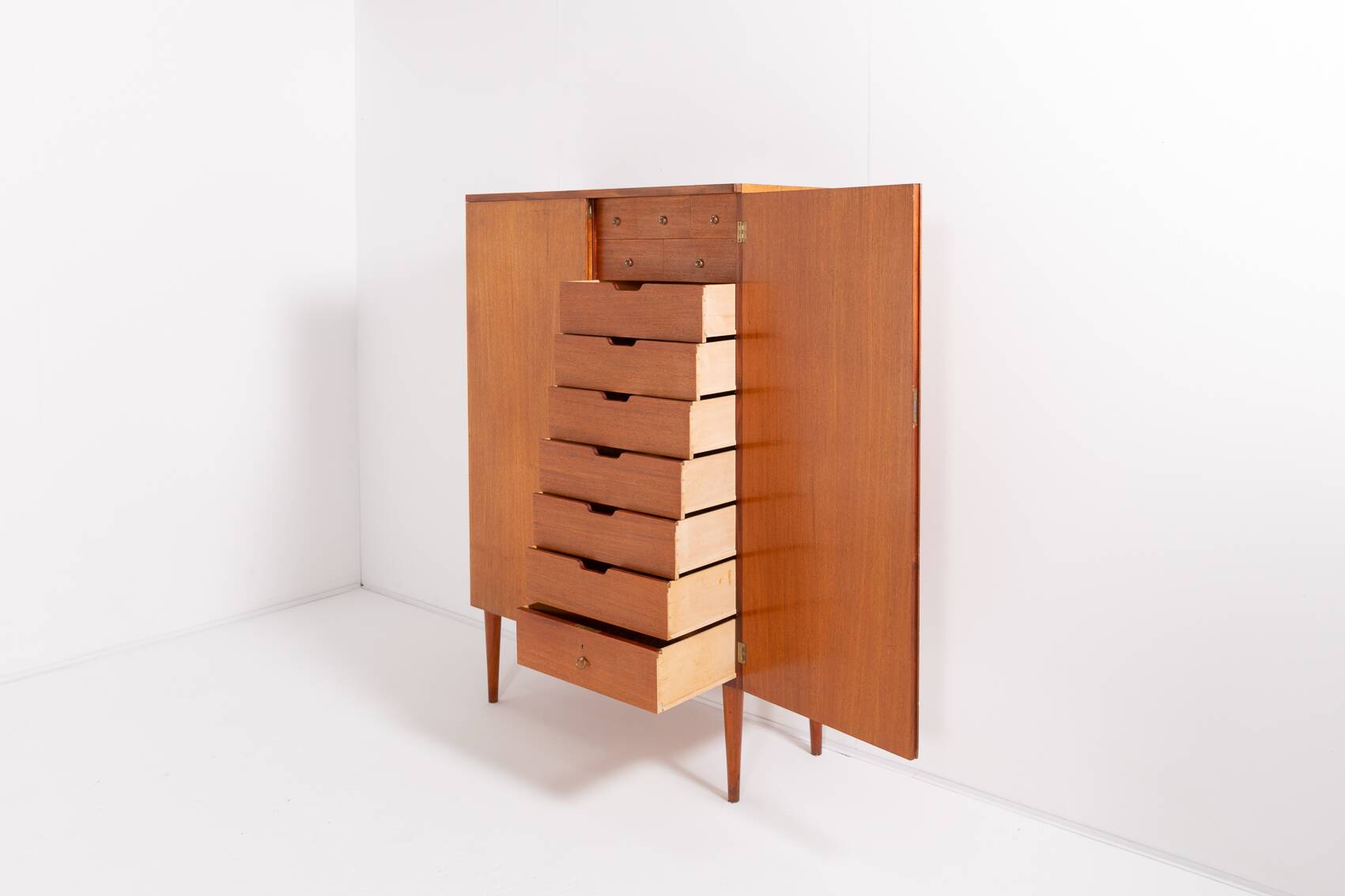Spectacular Scandinavian Modern cabinet from 1960s