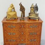 Commode Louis XIV régence en marqueterie et bronze