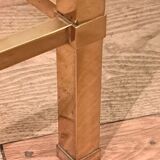 3 nesting tables in gilded brass