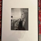 Silver print photo of Jeanne Moreau